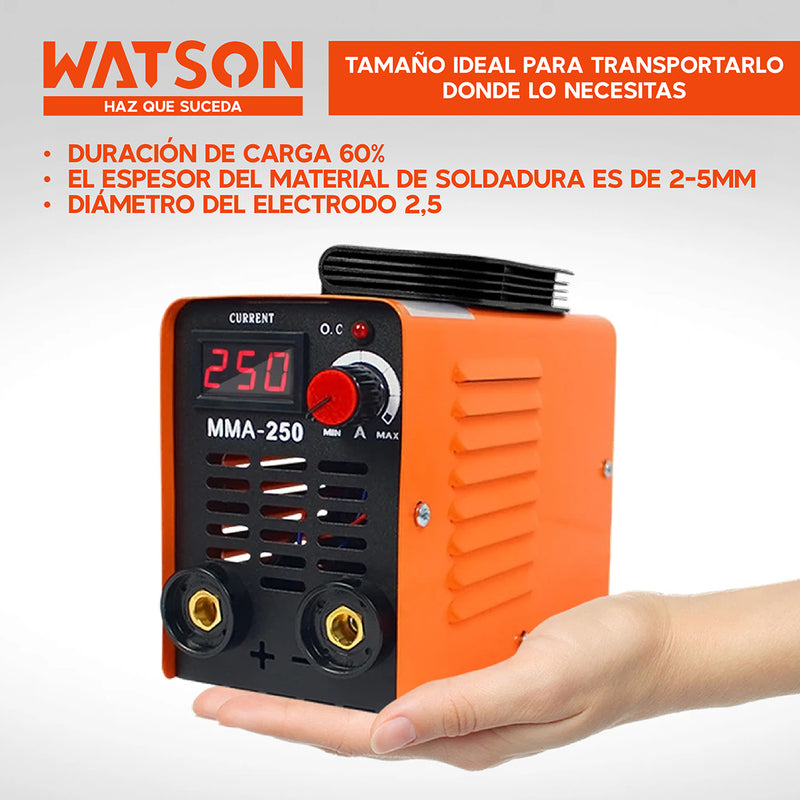 Soldadora Inverter Watson 4KW 220V + Accesorios