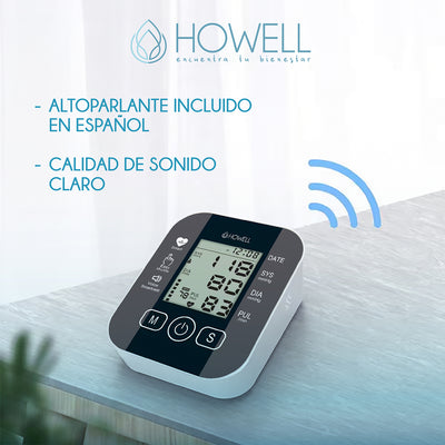 Tensiómetro Toma Presión Digital Recargable Howell T-300