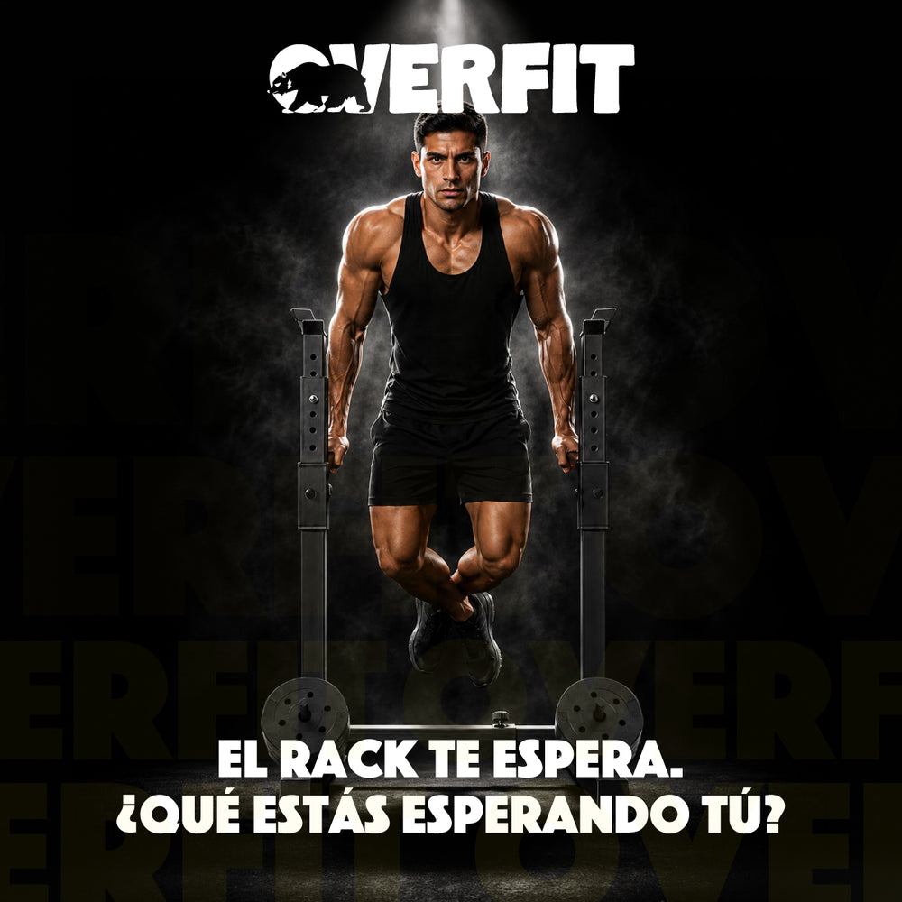 Rack Squat Sentadillas Ajustable Overfit Barra Pre Y Olimpic