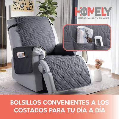 Funda Cubre Sillon Sofa Homely Ajustable Impermeable