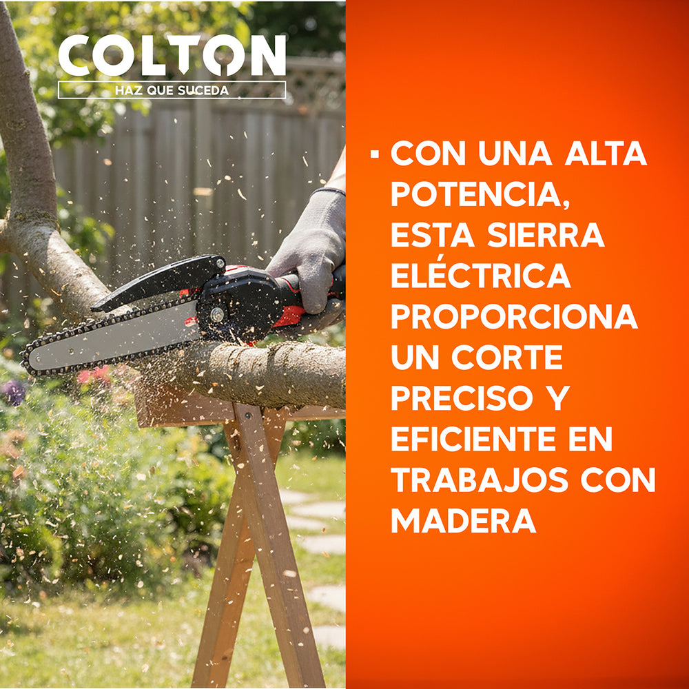 Sierra Eléctrica Colton 6 pulgadas + 2 baterías