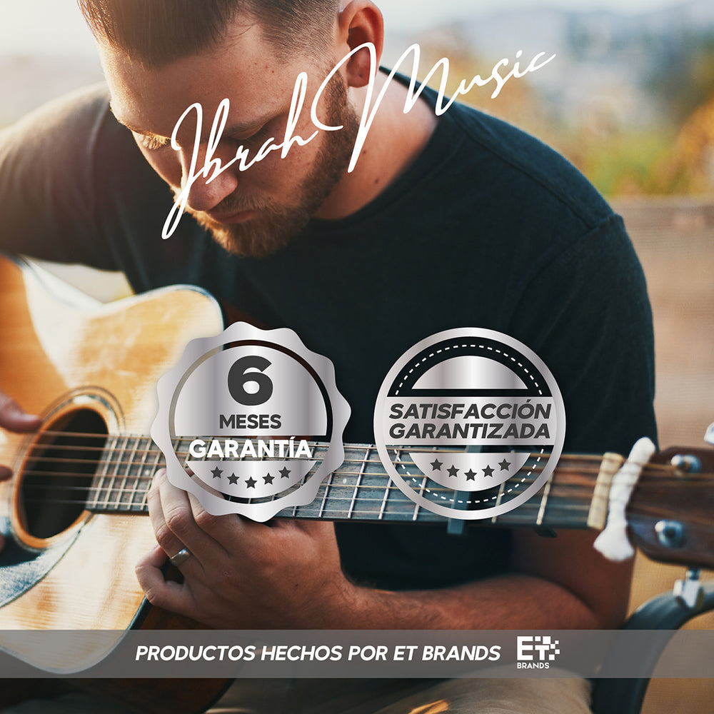 Guitarra Acustica Cutaway Ibrah Music 38 plgds + accesorios