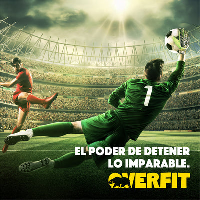 Guantes de Arquero Futbol Overtfit Ferula Antideslizante Pro