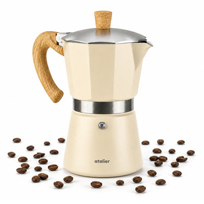 Cafetera italiana Espresso Atelier 300ml Acero Inoxidable