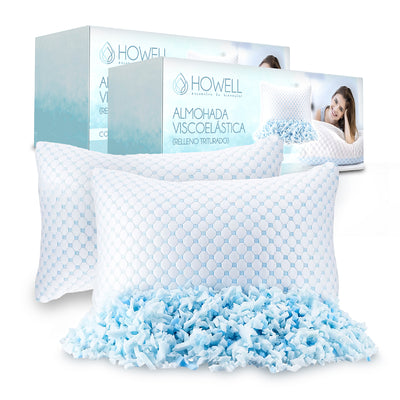 Almohada Cervical Cloudfeel Visco Howell Ortopedica Bambu X2
