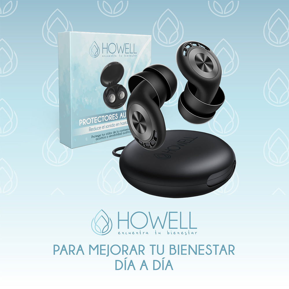 Protectores Auditivos Tapones Anti Ruido 45db Howell