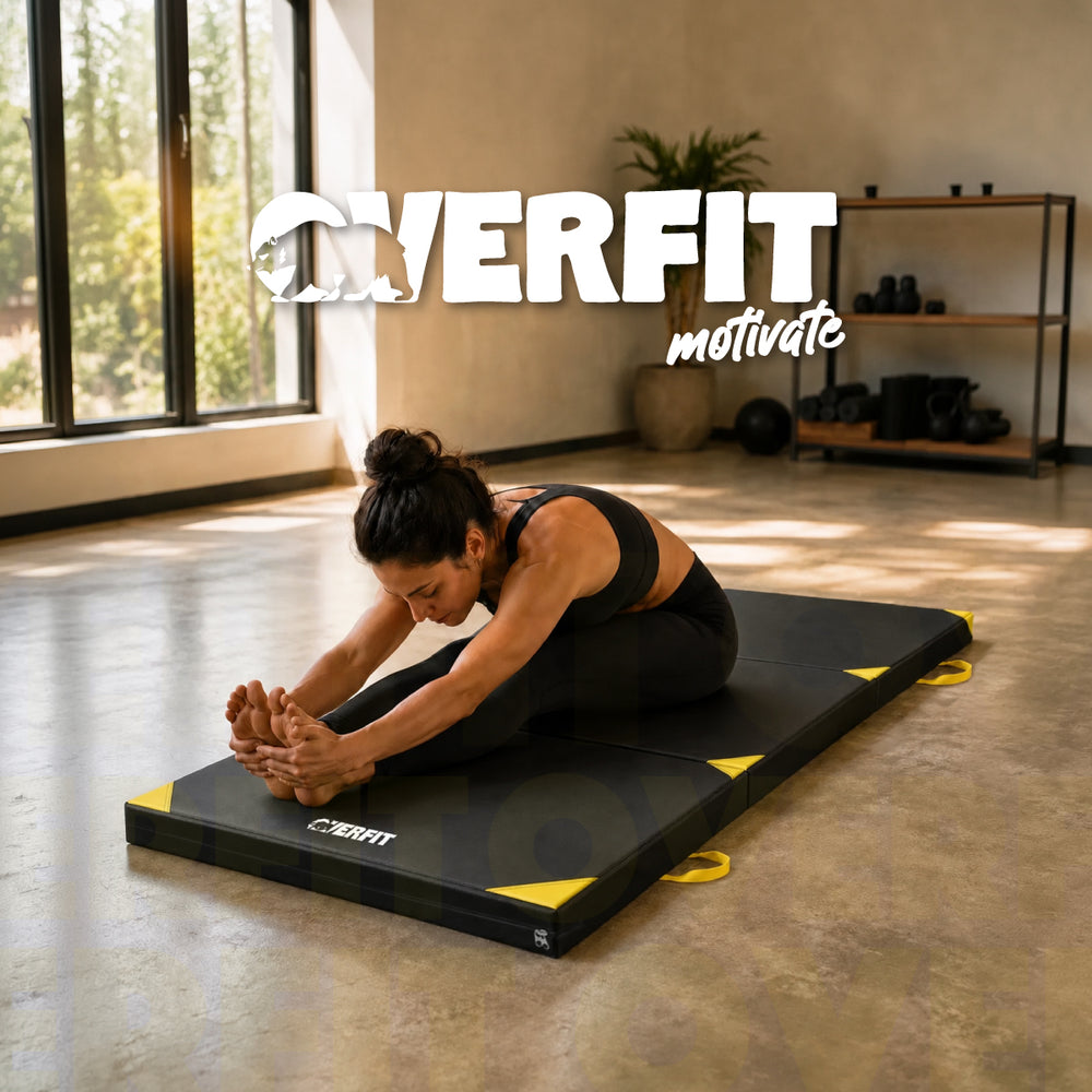 Colchoneta Deportiva Triple Overfit Ejercicios Plegable