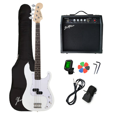 Bajo Eléctrico Ibrah 4 Cuerdas + Amplificador 20W + Acces