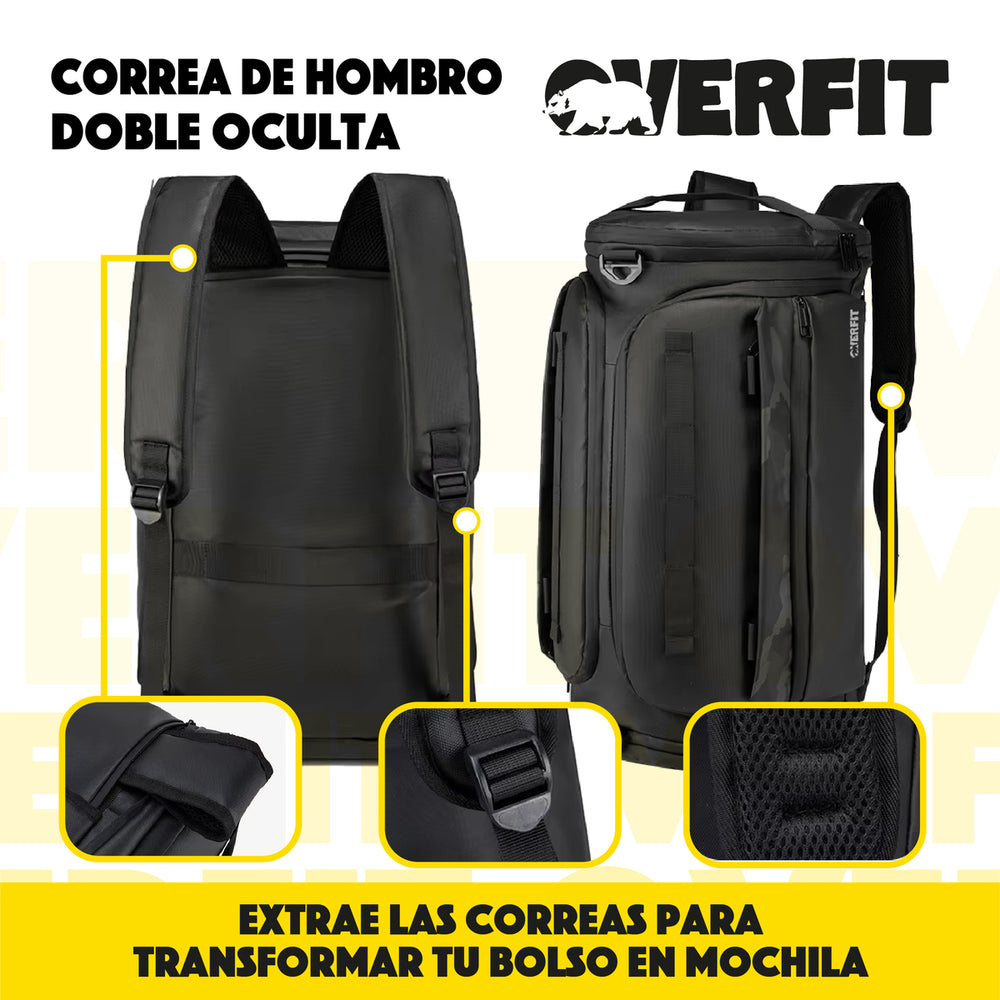Bolso Gym Deportivo Duffel Overfit 45L Gimnasio Entrenamient