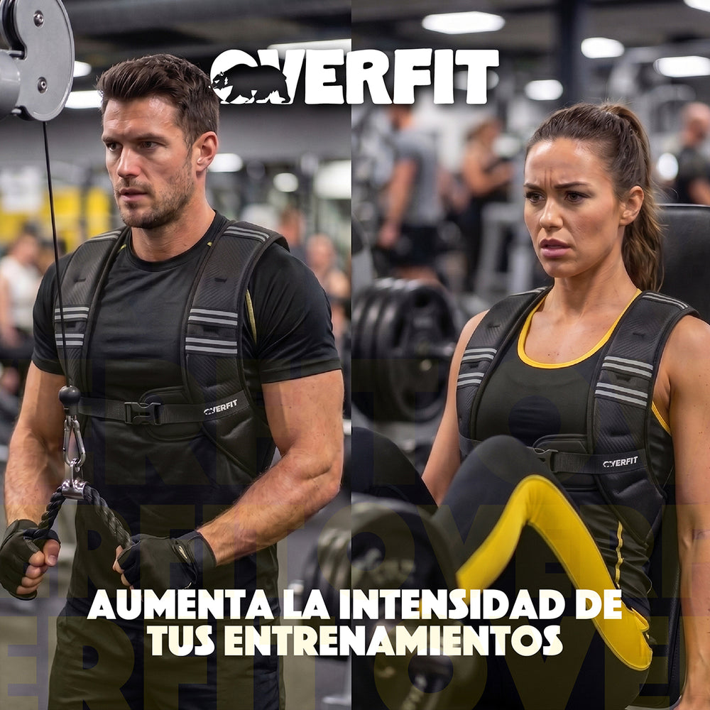Chaleco Lastre 5Kg Overfit Lastrado Gym Crossfit Calistenia
