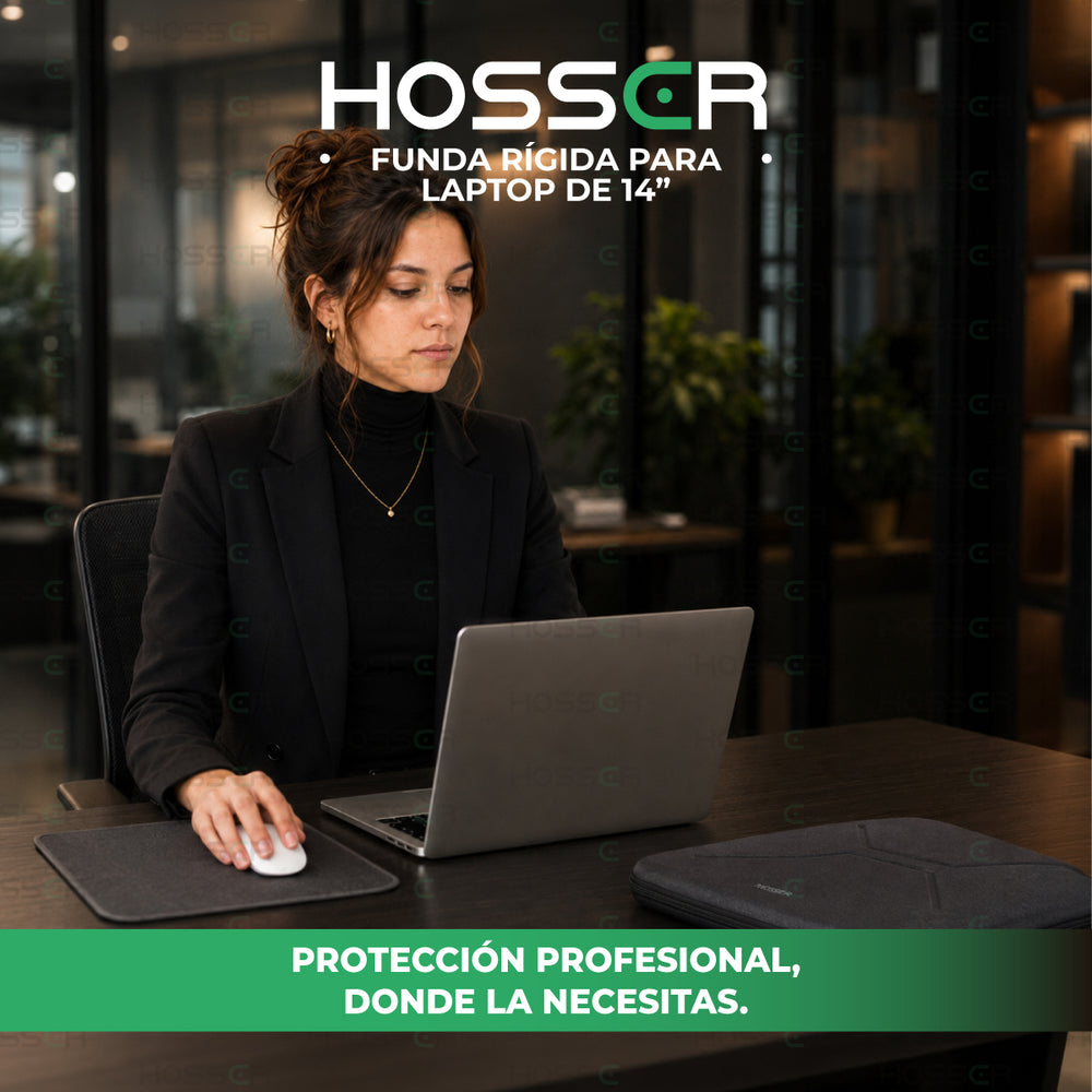 Funda protectora de laptop hardcase 14" Hosser