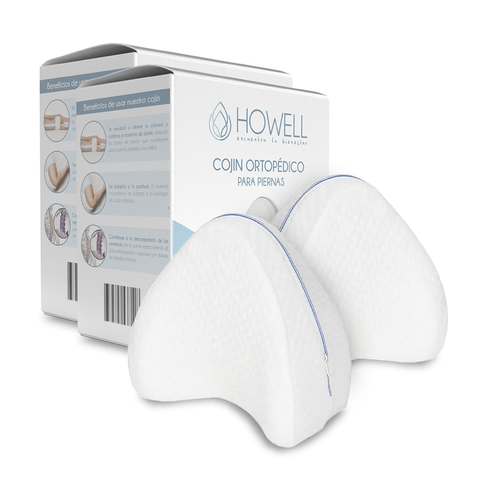 Pack X2 Almohada Memory Para Piernas Cojín Ortopédico Memory