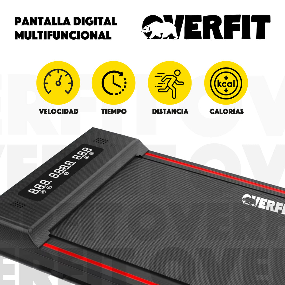 Trotadora 1.5 Hp Overfit Caminadora Electrica Plegable 8km/h