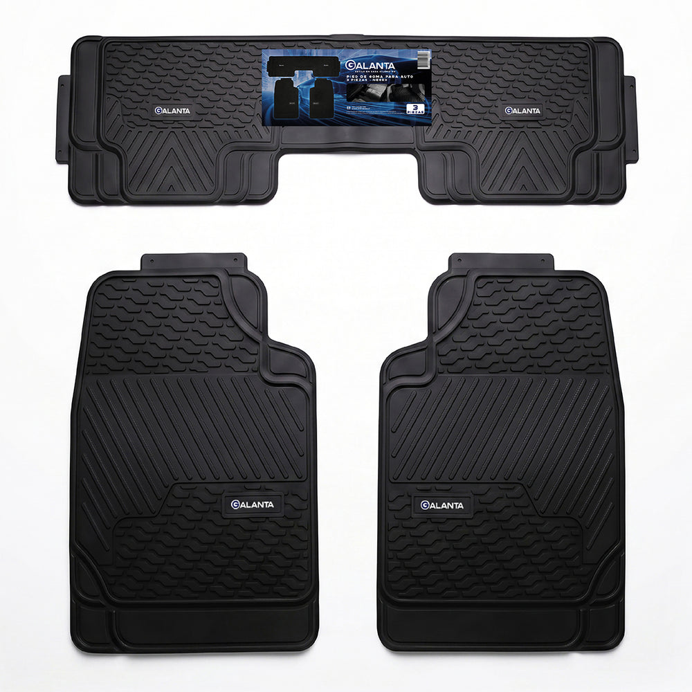 Piso de Goma Auto Suv 3 Alfombra Galanta Universal Ajustable
