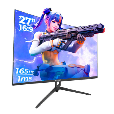 Monitor Gamer Curvo 27" Hosser Fhd 165Hz Gaming Freesync 1ms