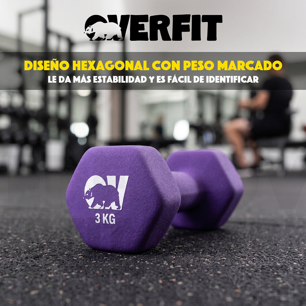 Mancuernas entrenamiento en casa