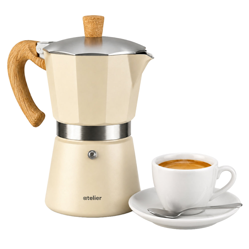 Cafetera italiana Espresso Atelier 300ml Acero Inoxidable