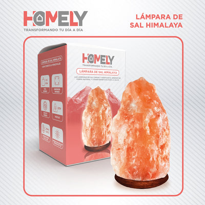 Lámpara de Sal Himalaya 4-5 kg Homely Intensidad Regulable