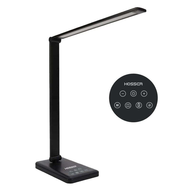 Lampara Inteligente Led Hosser Touch 3 Tonos Escritorio Sobremesa Luz Lectura 10W