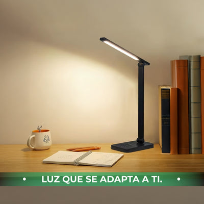 Lampara Inteligente Led Hosser Touch 3 Tonos Escritorio Sobremesa Luz Lectura 10W