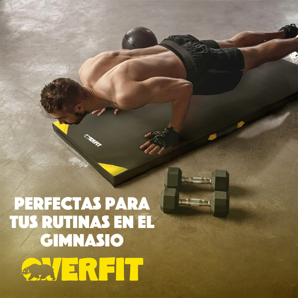 Colchoneta Deportiva Lisa Overfit 50mm Ejercicios Abdominal