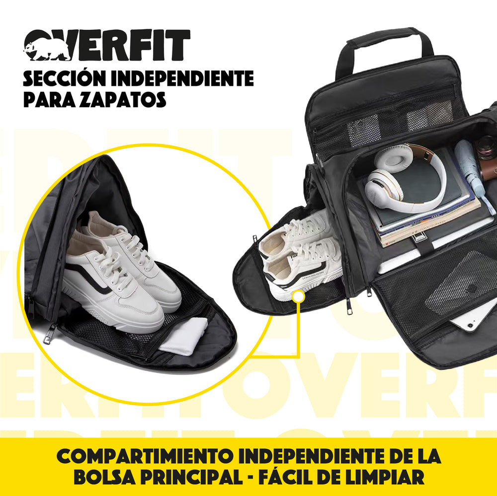 Bolso Gym Deportivo Duffel Overfit 45L Gimnasio Entrenamient
