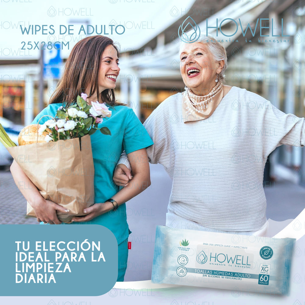 toallitas húmedas de adulto