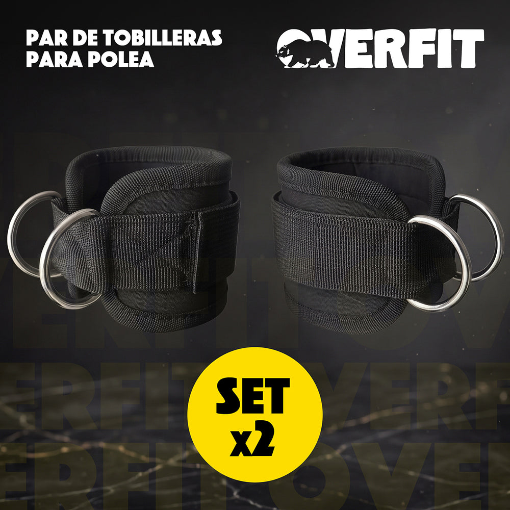 Tobilleras Para Polea Overfit - Vista 2