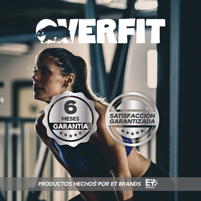 Mancuerna Hexagonal 20Kg  Acero Y Caucho Overfit Fitness
