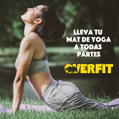 Mat Yoga TPE 6mm Overfit Alfombra Ejercicio Pilates Bicolor