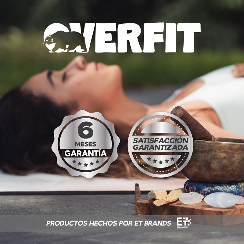 Mat Yoga TPE 6mm Overfit Alfombra Ejercicio Pilates Bicolor