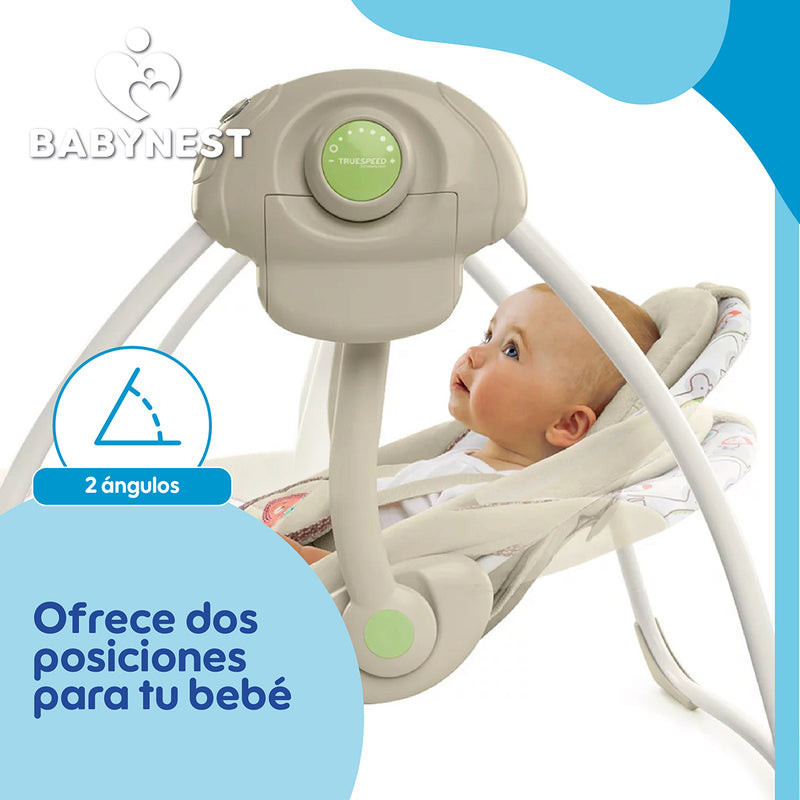 Silla Mecedora Electrica BabyNest SwingIt Musica Luces