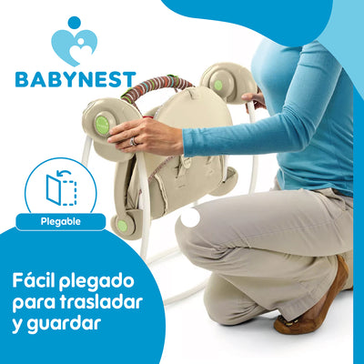 Silla Mecedora Electrica BabyNest SwingIt Musica Luces