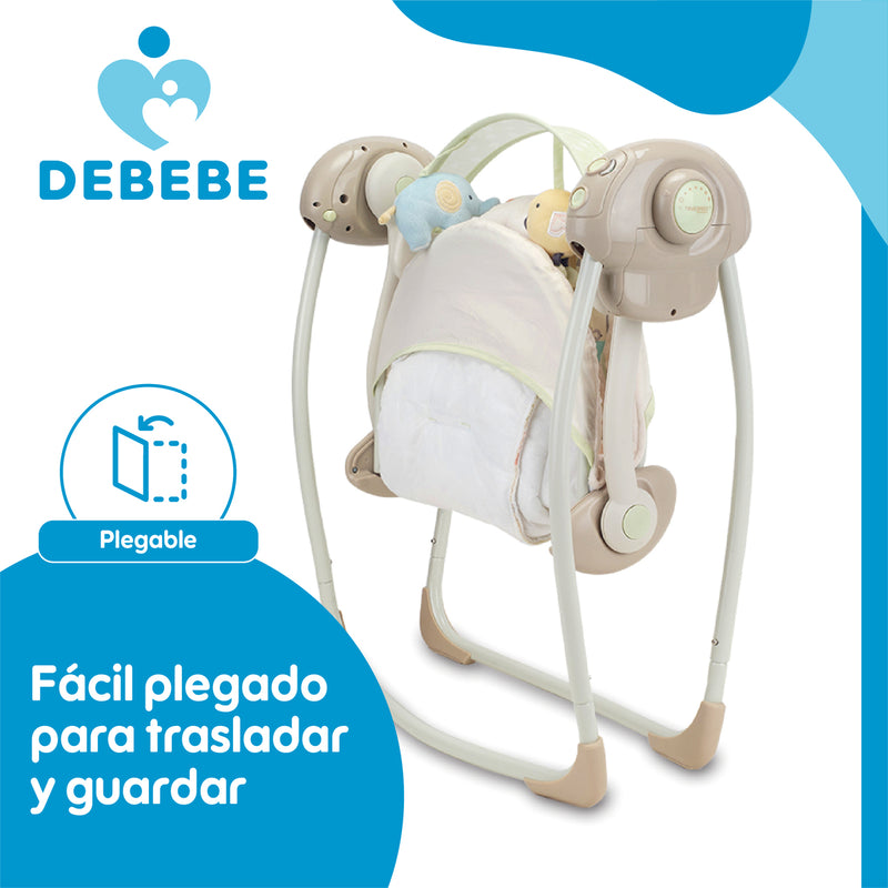 Silla Mecedora Eléctrica Nido Debebé SwingIt Musica Luces