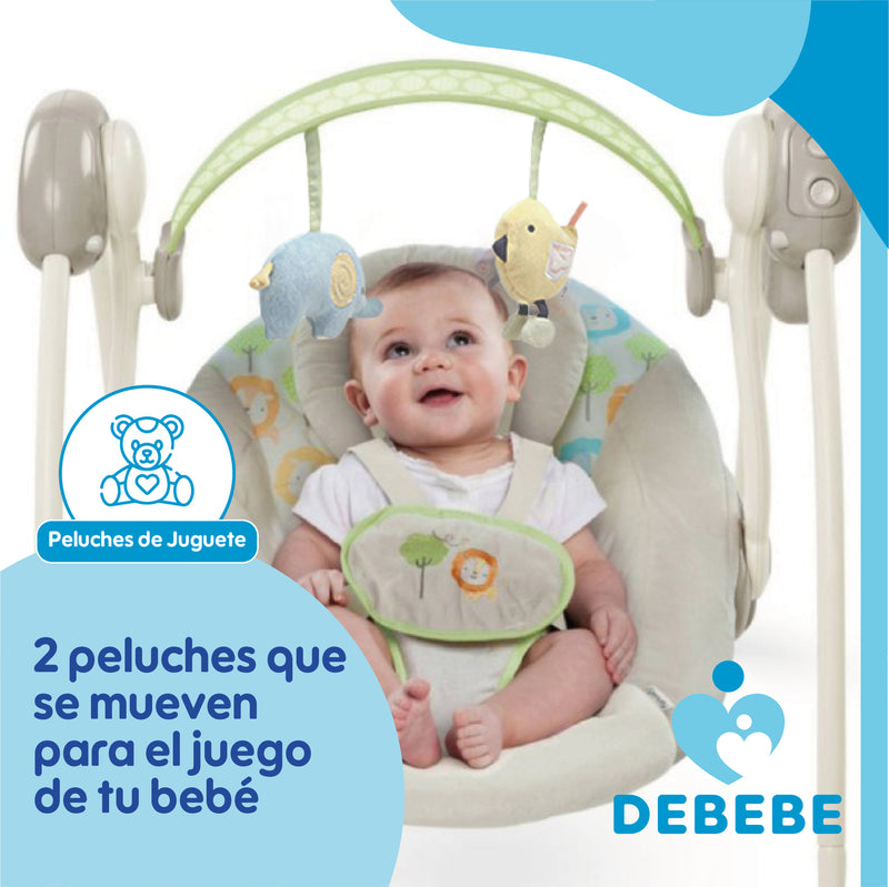 Silla Mecedora Eléctrica Nido Debebé SwingIt Musica Luces
