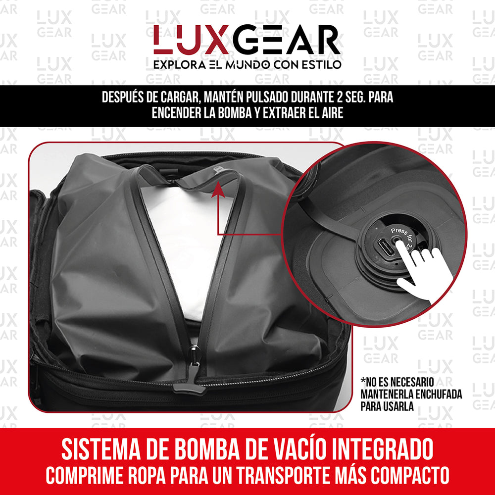 Mochila de Viaje con Bomba al Vacío 40L
