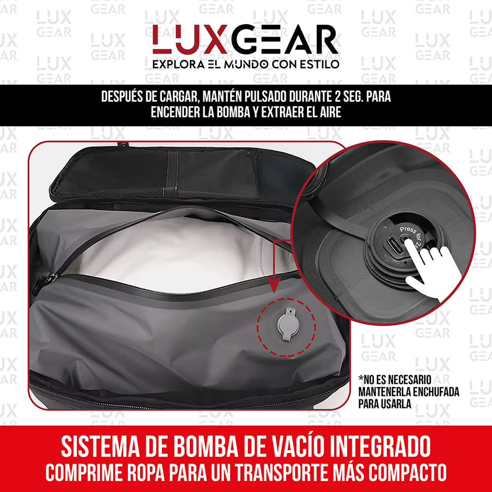 Mochila de Viaje con Bomba al Vacío 42L