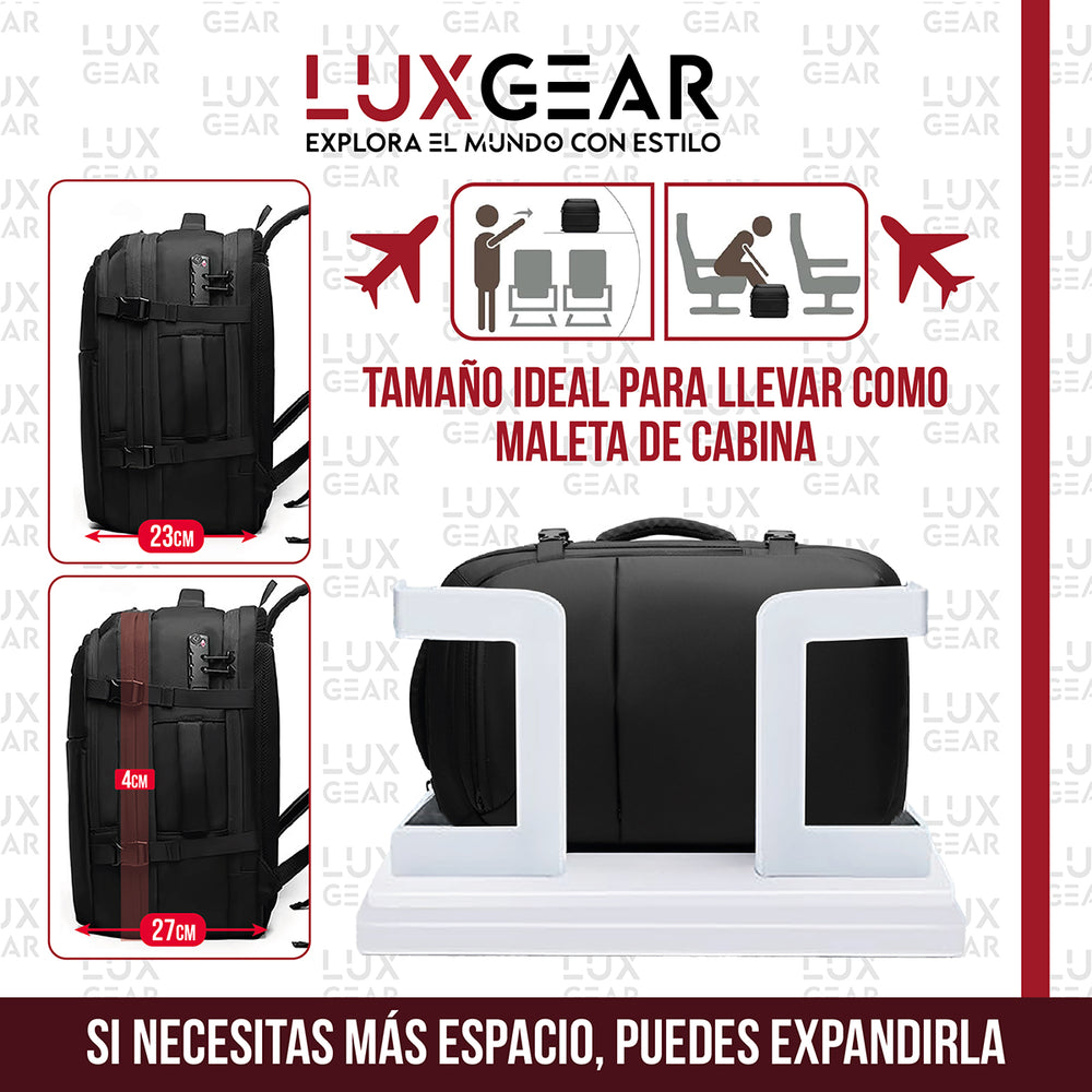 Mochila de Viaje con Bomba al Vacío 42L