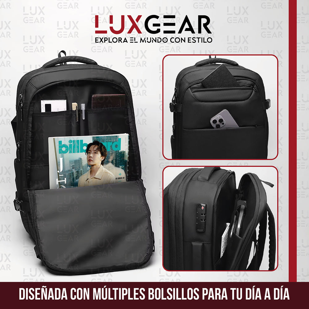 Mochila de Viaje con Bomba al Vacío 42L