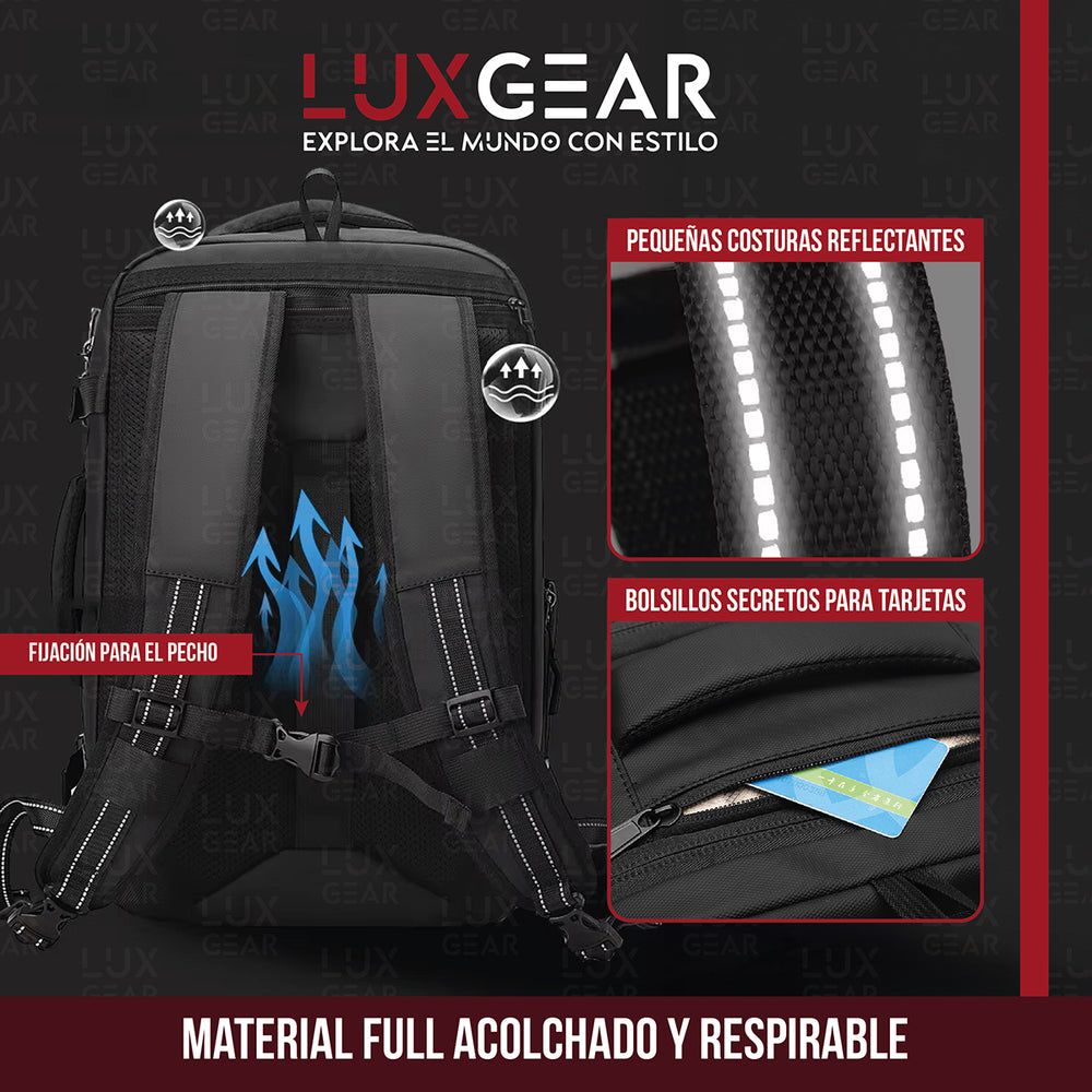Mochila de Viaje con Bomba al Vacío 42L