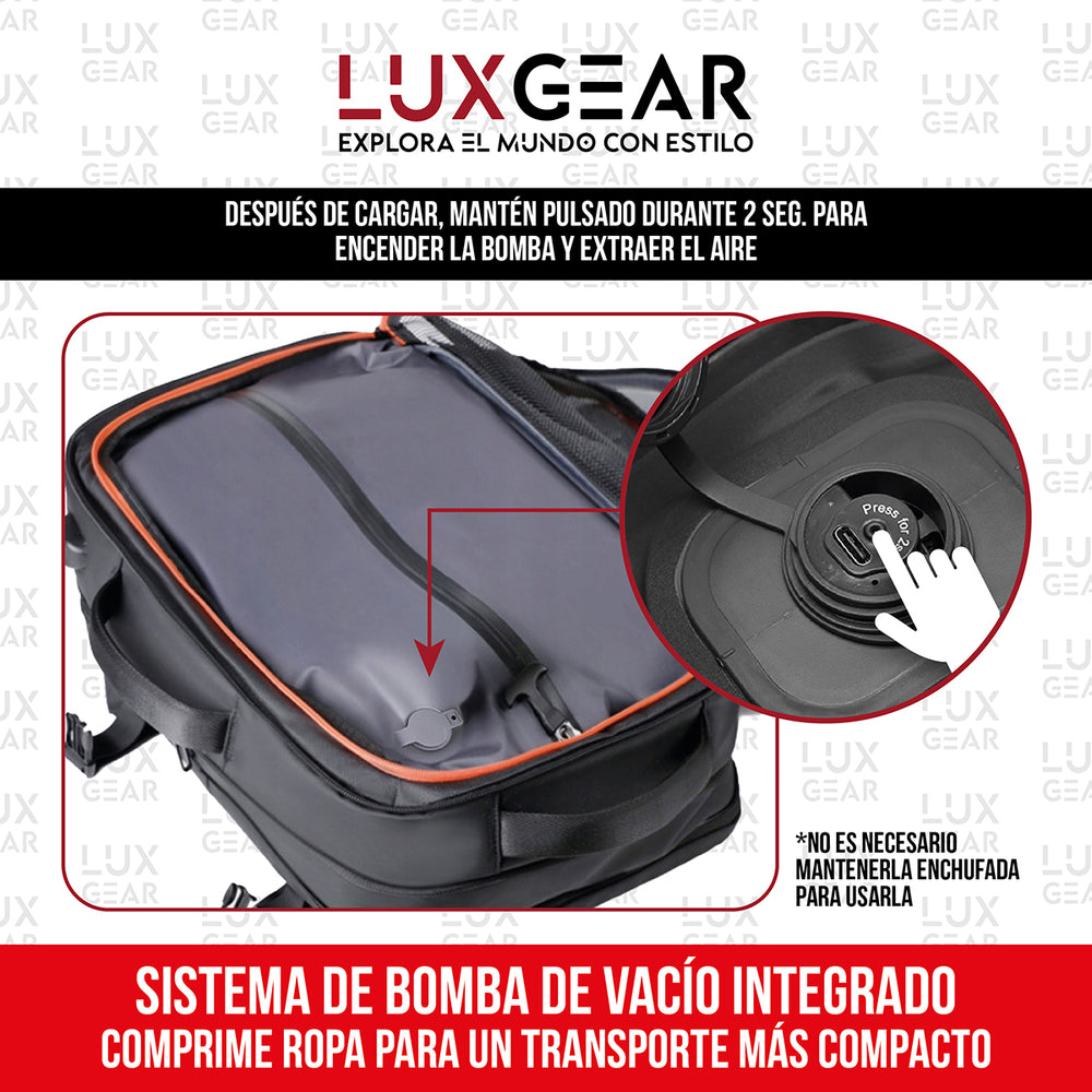 Mochila de Viaje con Bomba al Vacío 22L