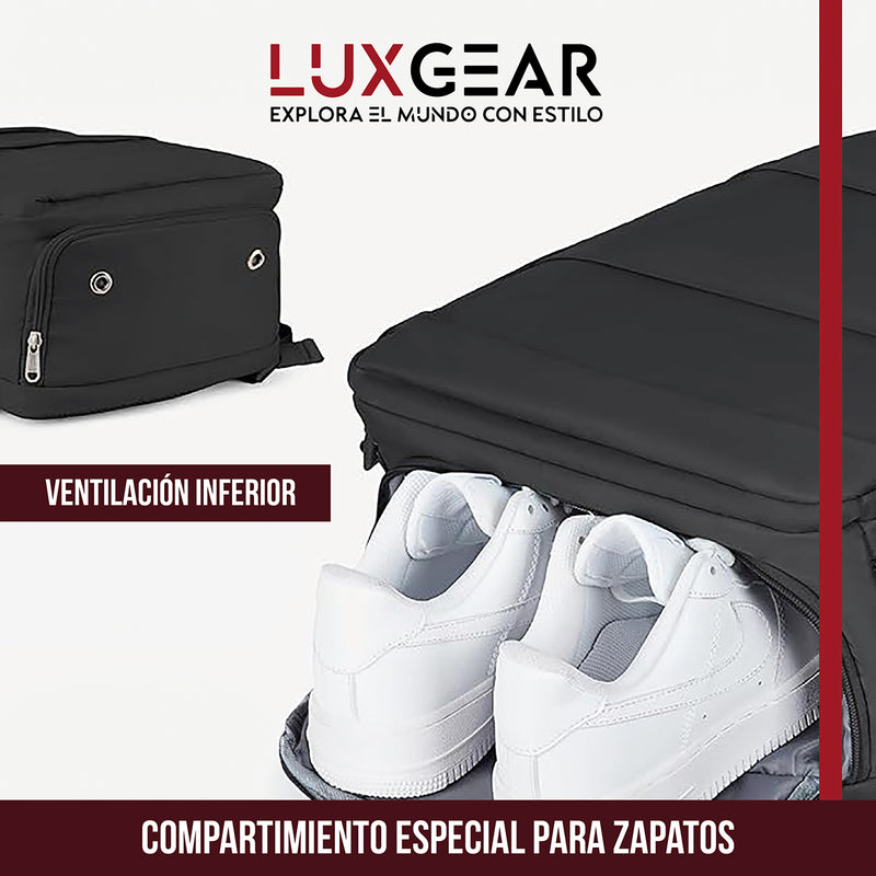 Mochila De Viaje Luxgear NomadLife Impermeable Cabina