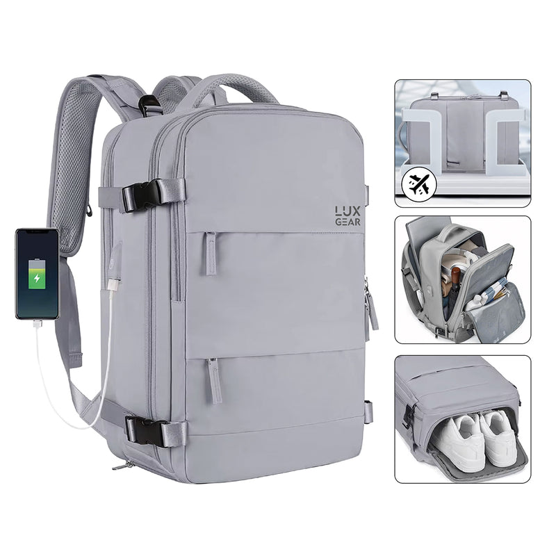 Mochila De Viaje Luxgear NomadLife Impermeable Cabina