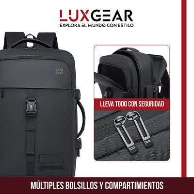 Mochila Notebook 15,6'' Luxgear Luxor Oficina Viaje Imperm