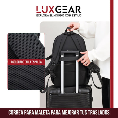 Mochila Notebook 15,6'' Luxgear Luxor Oficina Viaje Imperm