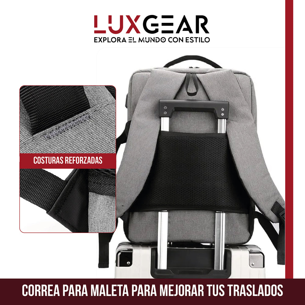 Mochila para Notebook Impermeable Gris