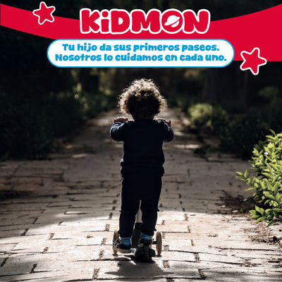 Scooter Aluminio Kidmon Plegable Monopatin 3 Ruedas de Luces