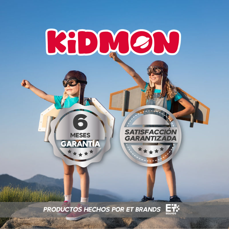 Scooter Aluminio Kidmon Plegable Monopatin 3 Ruedas de Luces