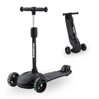 Scooter Abs Kidmon Plegable Monopatin 3 Ruedas Con Luces RGB Niños