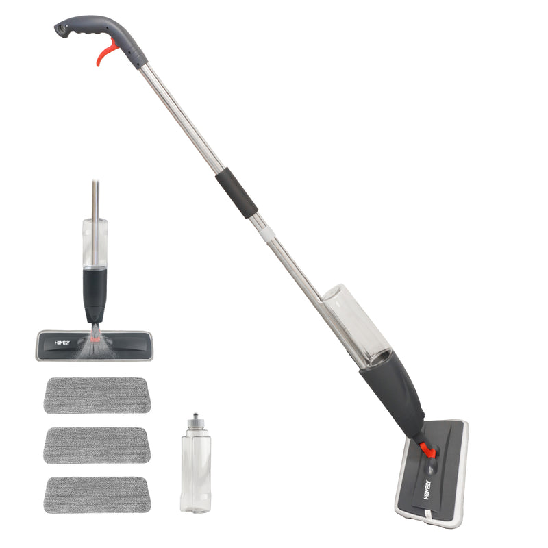 Mopa Plana 360° Spray Pulverizador Homely Mopa de Microfibra Lavable